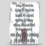Christian canvas art decor, church art print