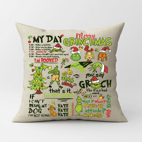 Grinch Pillow Sham