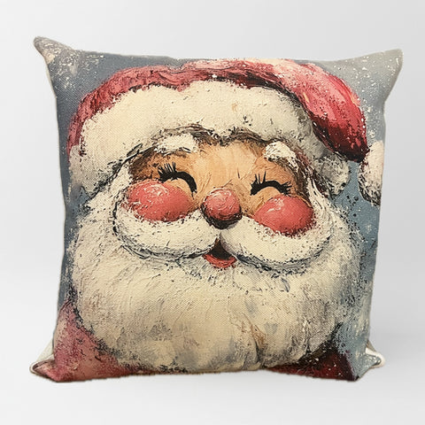 Pink Santa Claus Pillow Sham