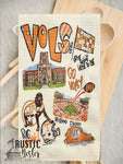 TN college hand towel