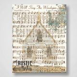 Hymn canvas art print I will Sing The Wondrous Story