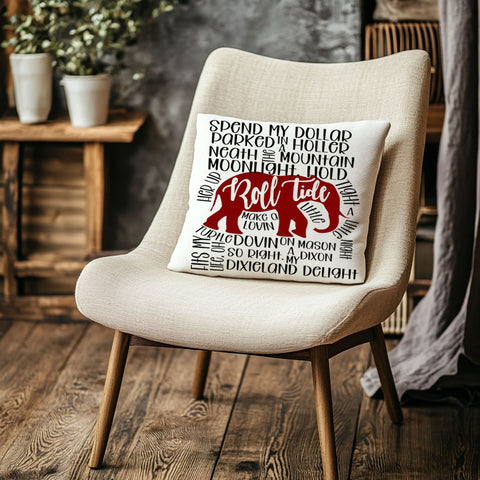 Alabama Crimson Tide Pillow Sham