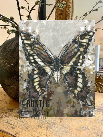 Butterfly canvas art print,  nature home decor