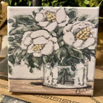 Magnolia art canvas, shelf sitter