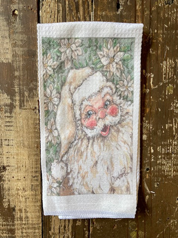 Jolly Santa Claus Hand Towel