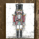 Red Nutcracker canvas art print