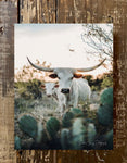 Longhorn Photography Canvas Art Print