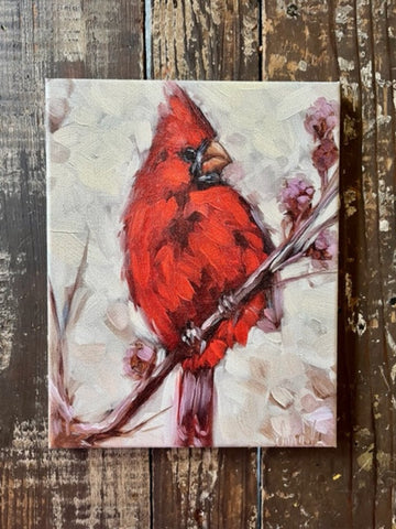 Cardinal canvas art print